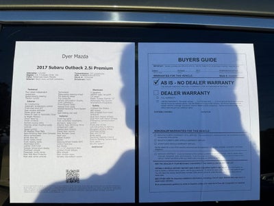 2017 Subaru Outback 2.5i Premium