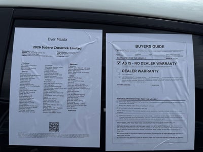 2026 Subaru Crosstrek Limited