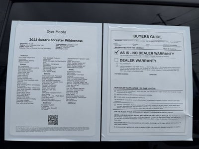 2023 Subaru Forester Wilderness