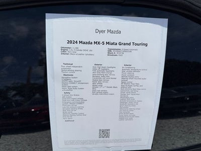 2024 Mazda Mazda MX-5 Miata Grand Touring