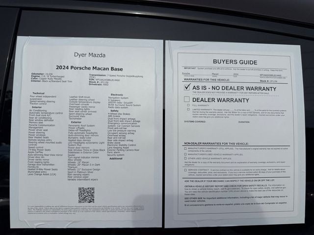 2024 Porsche Macan Base