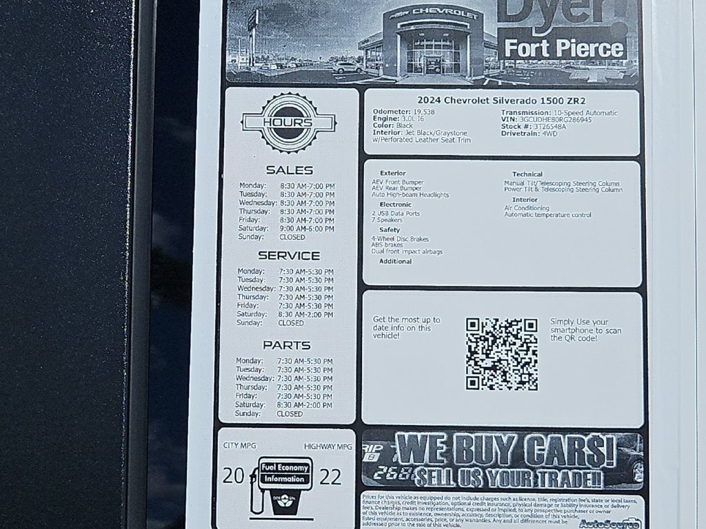 2024 Chevrolet Silverado 1500 ZR2