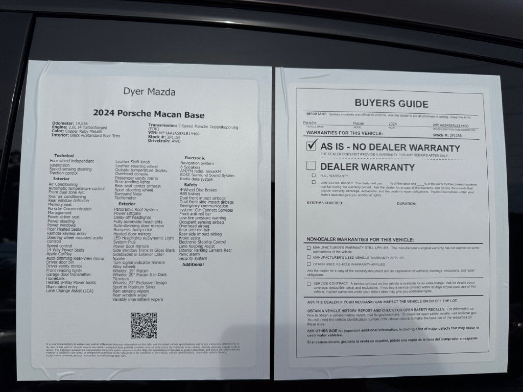 2024 Porsche Macan Base