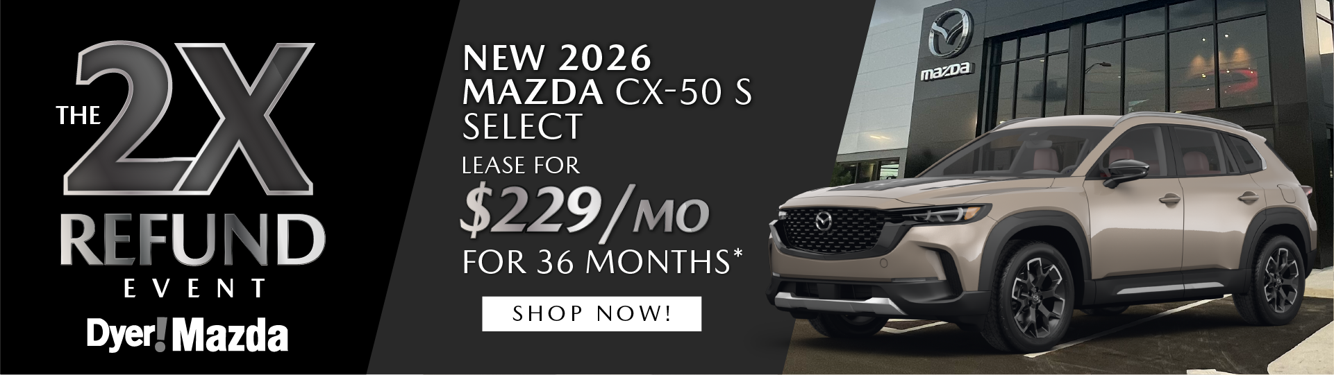 New 2026 MAZDA CX-50 S SELECT 