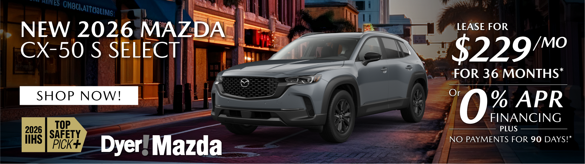 New 2026 MAZDA CX-50 S SELECT 