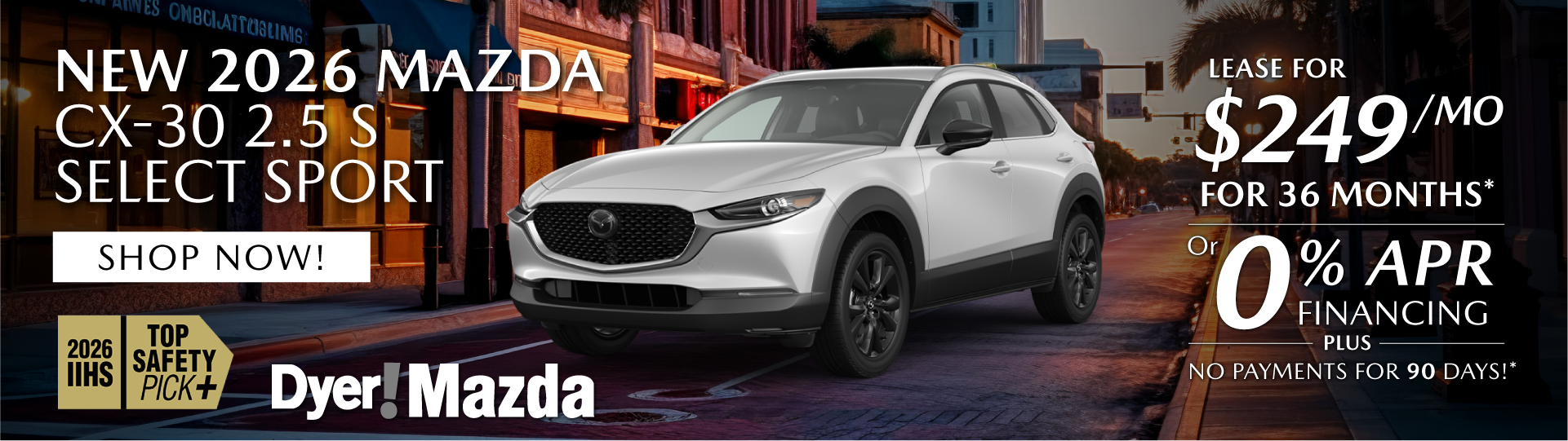 New 2026 MAZDA CX-30 2.5S  SELECT SPORT