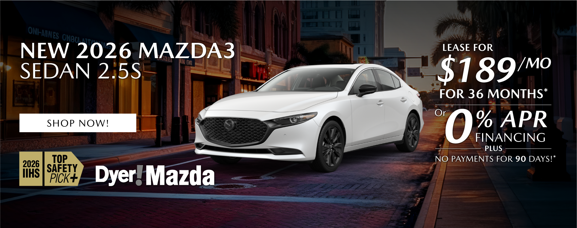 MAZDA3 Sedan for lease or sale Vero Beach