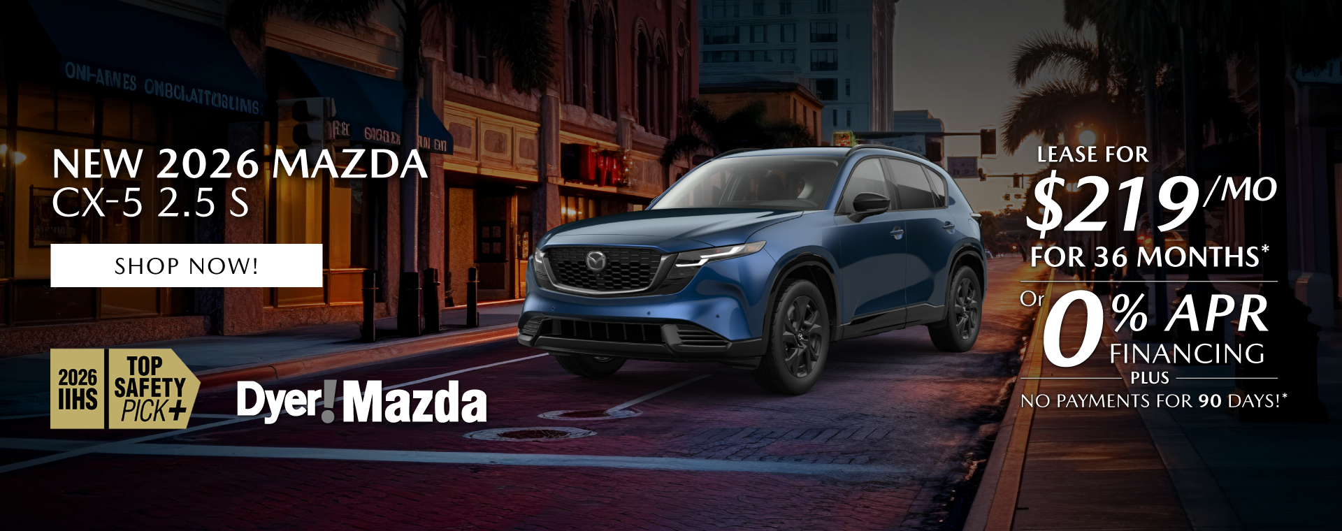 New 2026 MAZDA CX-5 2.5 S 