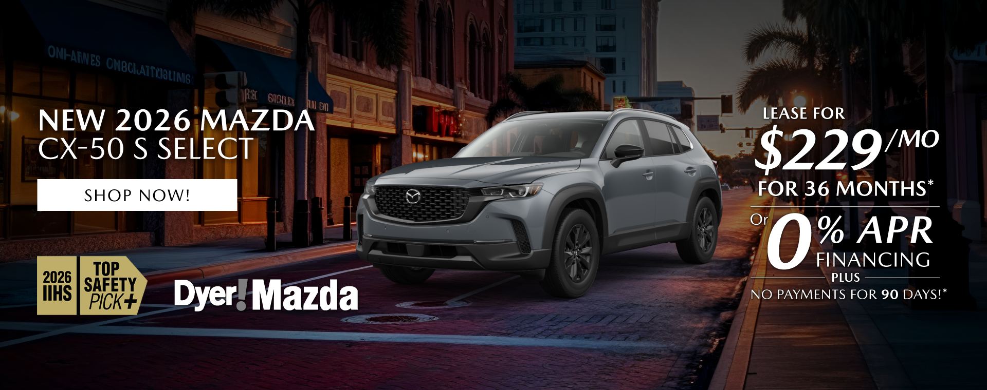 New 2026 MAZDA CX-50 S SELECT 