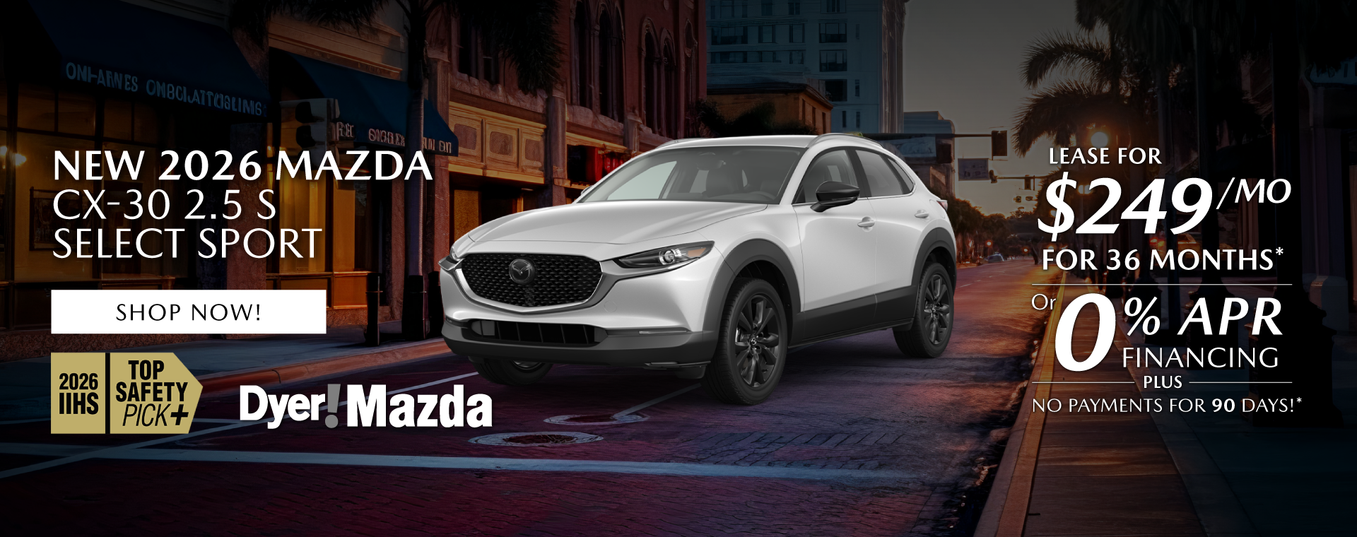 New 2026 MAZDA CX-30 2.5S  SELECT SPORT