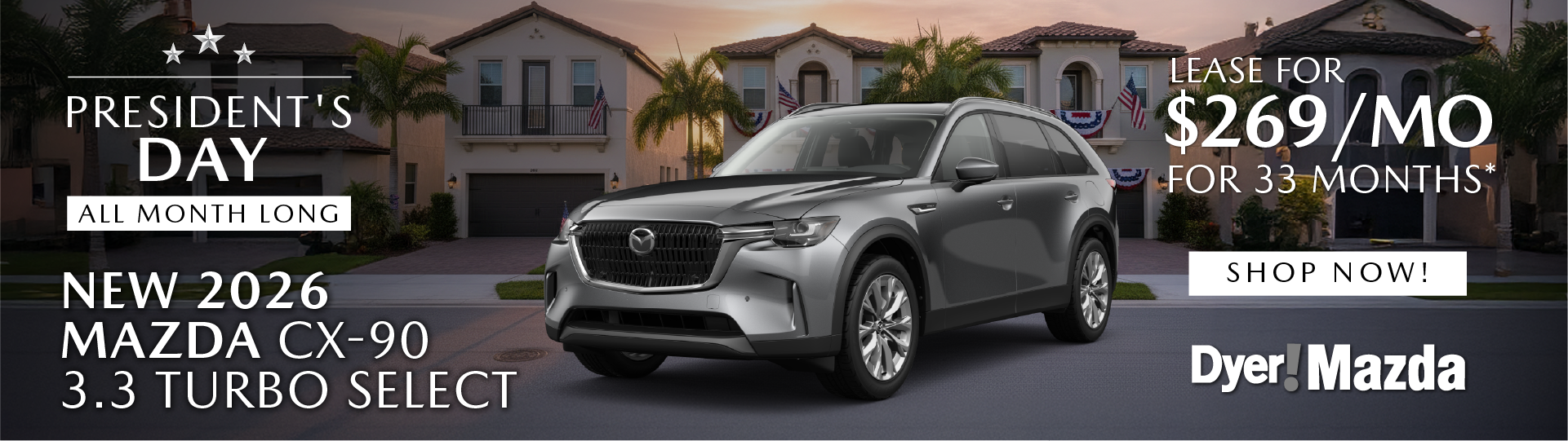 New 2026 MAZDA CX-90 3.3 TURBO SELECT 