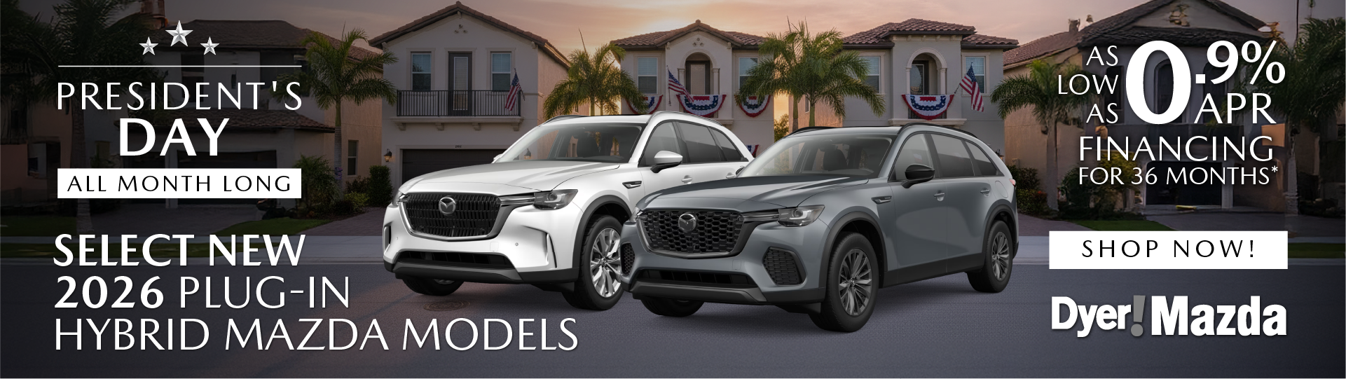 Select New 2026 Plug-In Hybrid MAZDA Models