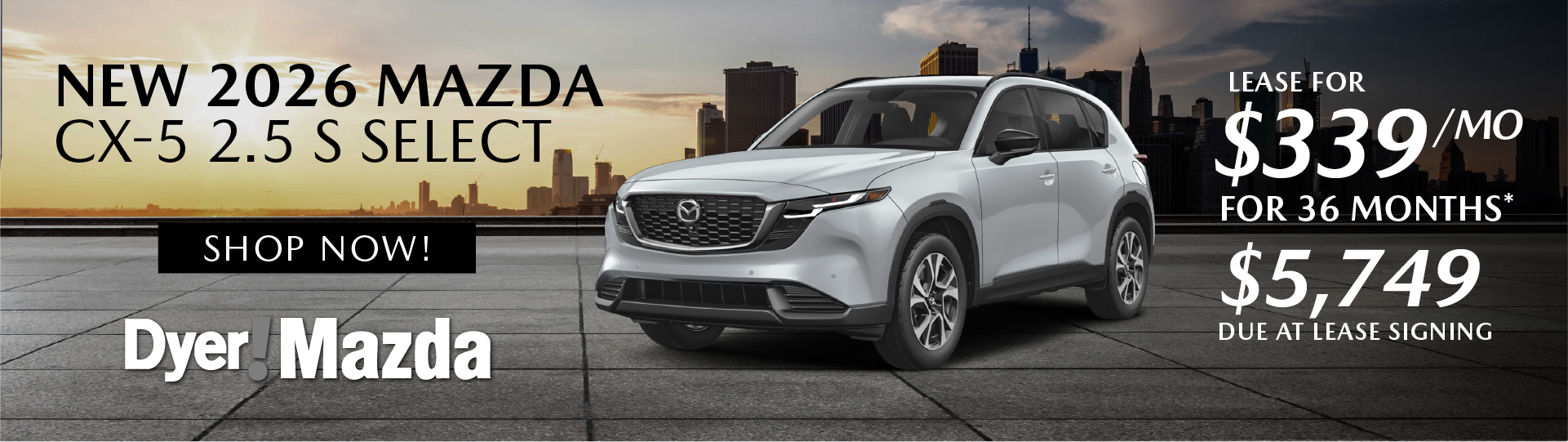 New 2026 MAZDA CX-5 2.5 S SELECT