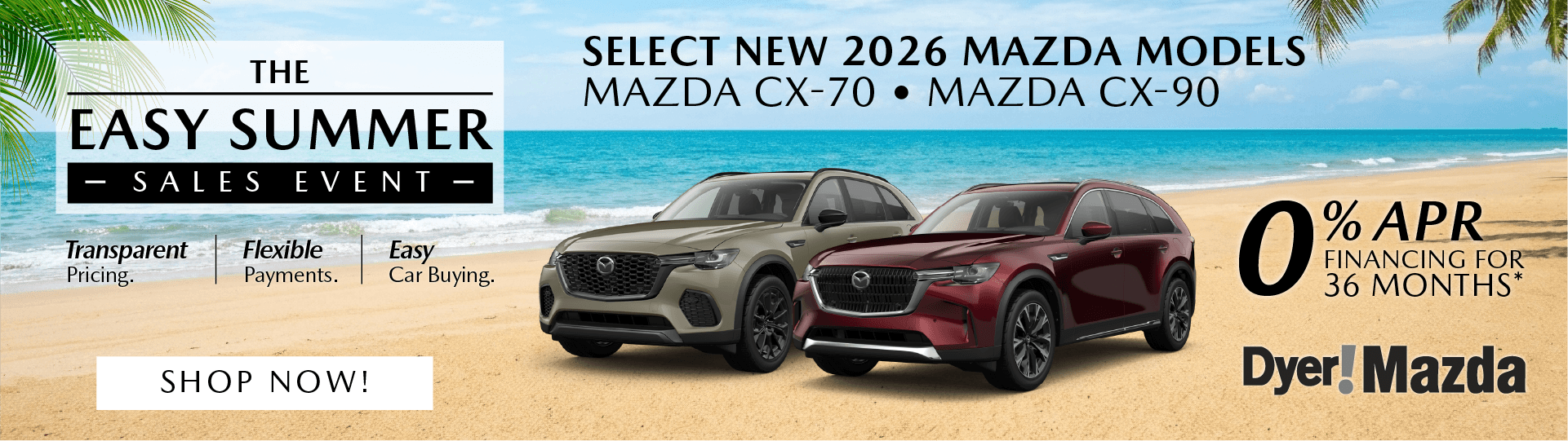 Select New 2026 MAZDA Models