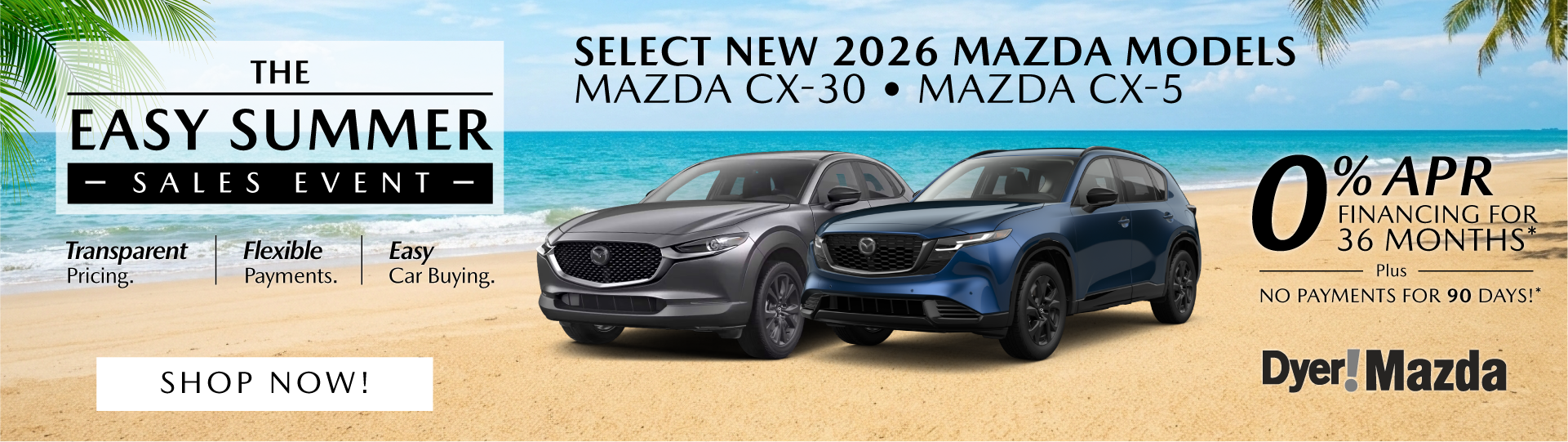 Select New 2026 MAZDA Models