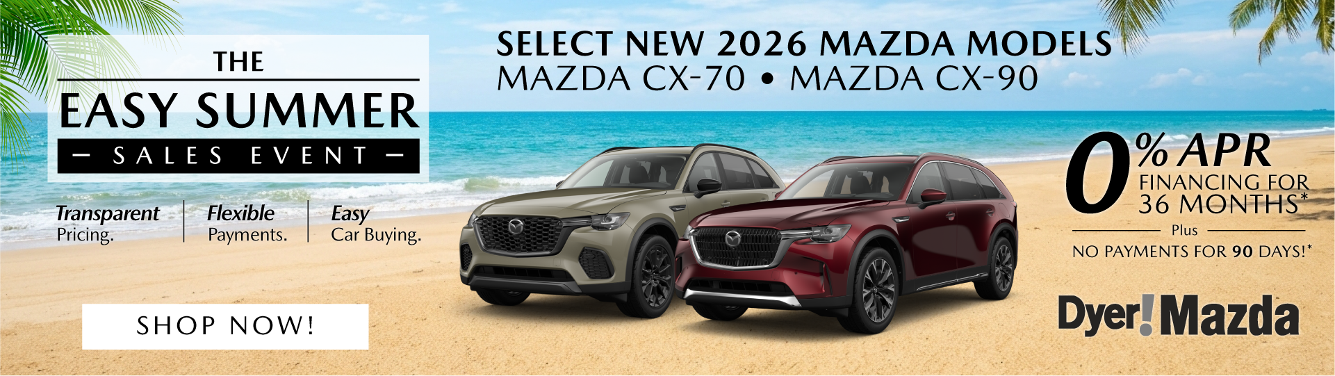 Select New 2026 MAZDA Models