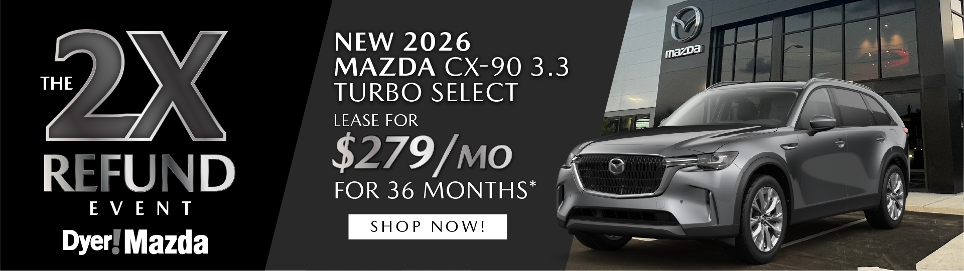 New 2026 MAZDA CX-90 3.3 TURBO SELECT 