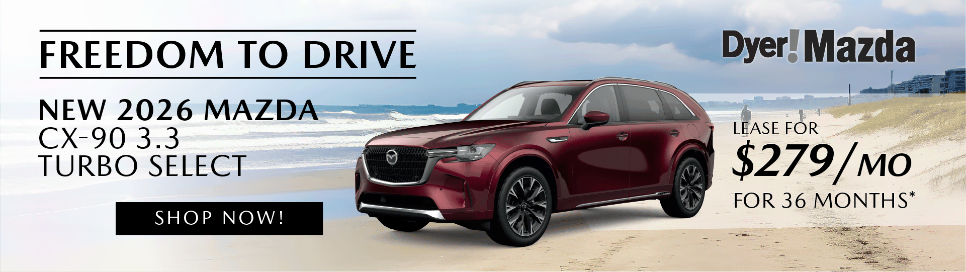 New 2026 MAZDA CX-90 3.3 TURBO SELECT 