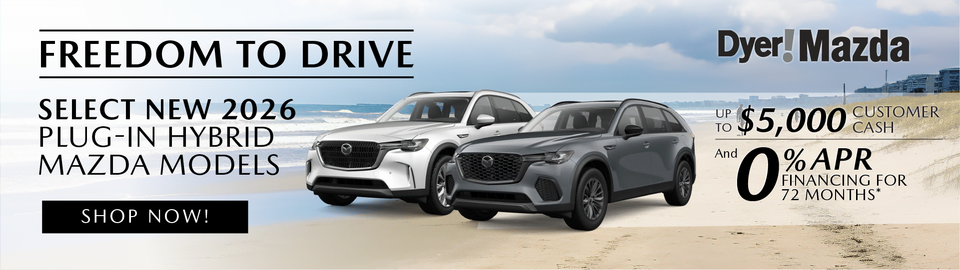 Select New 2026 Plug-In Hybrid MAZDA Models