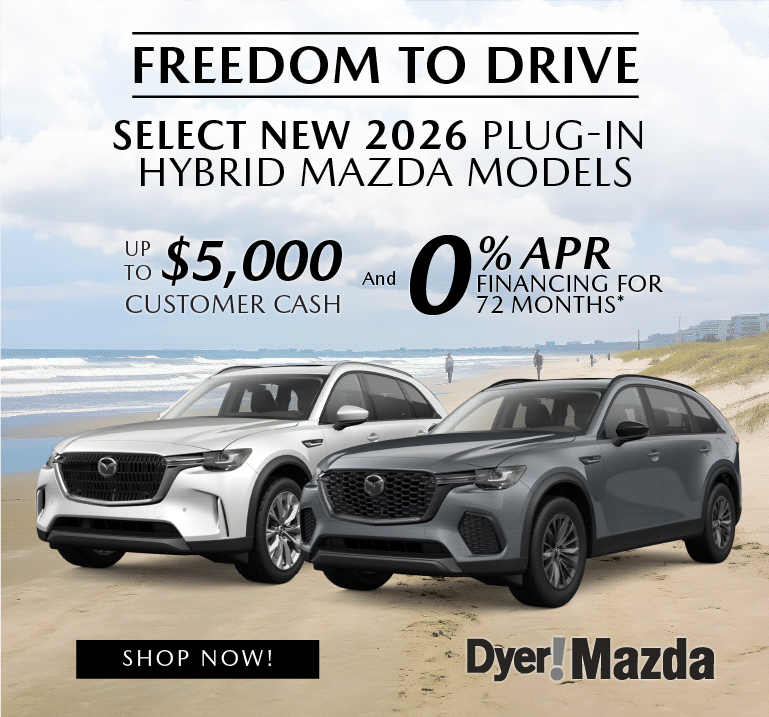 Select New 2026 Plug-In Hybrid MAZDA Models