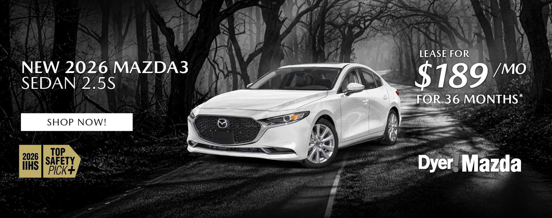 New 2026 MAZDA3 SEDAN 2.5S 