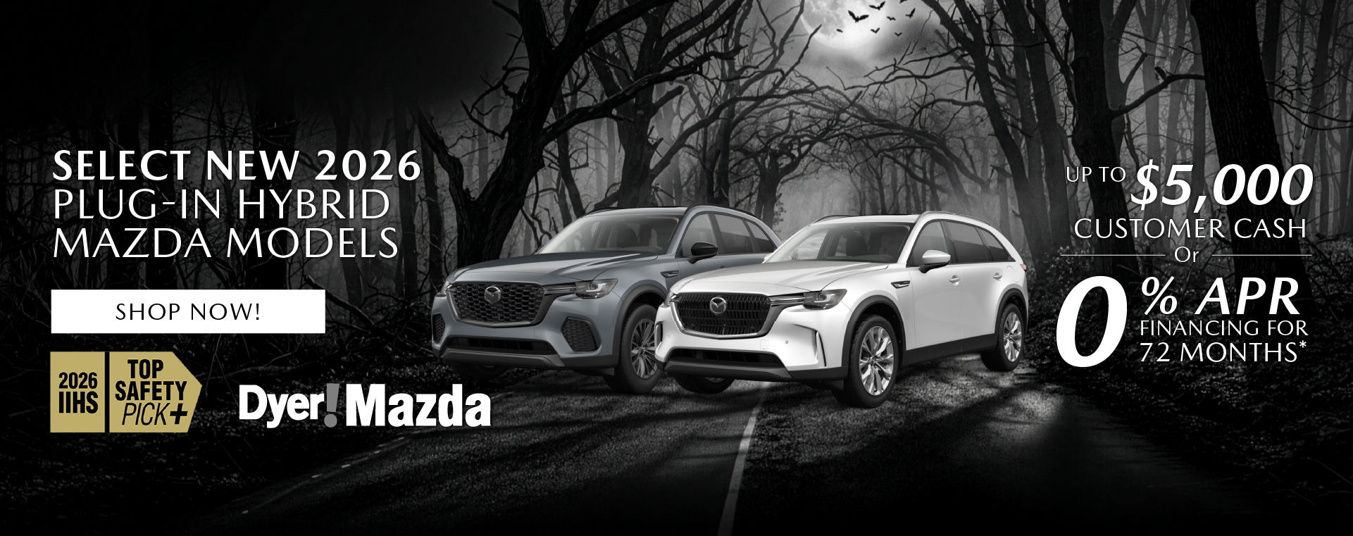 Select New 2026 Plug-In Hybrid MAZDA Models