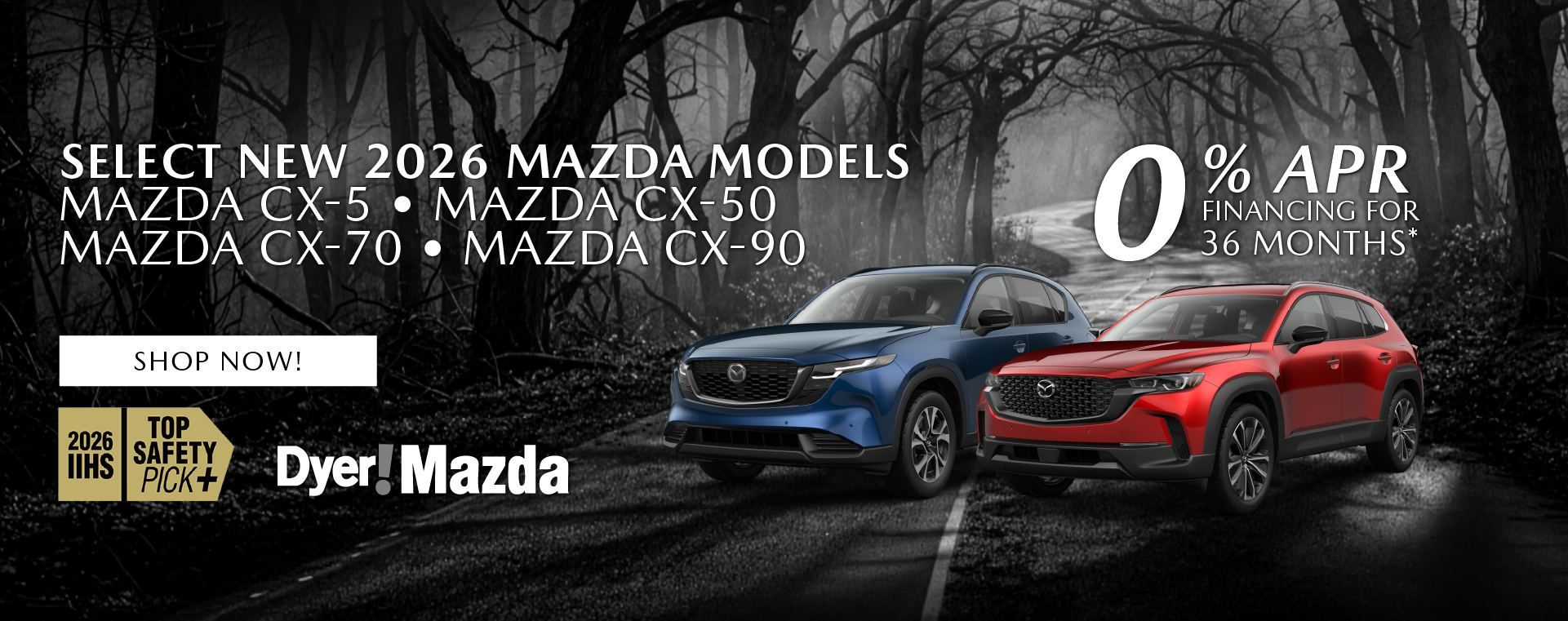 Select New 2026 MAZDA Models