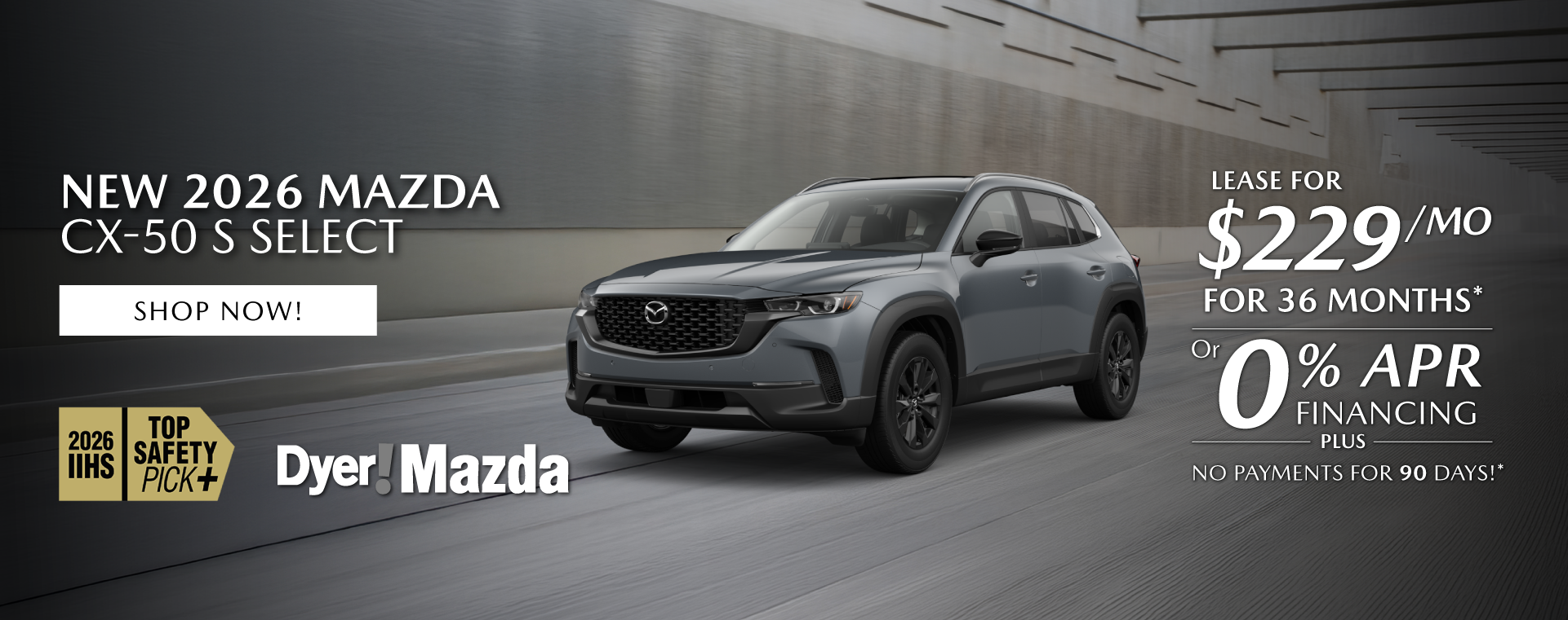New 2026 MAZDA CX-50 S SELECT 