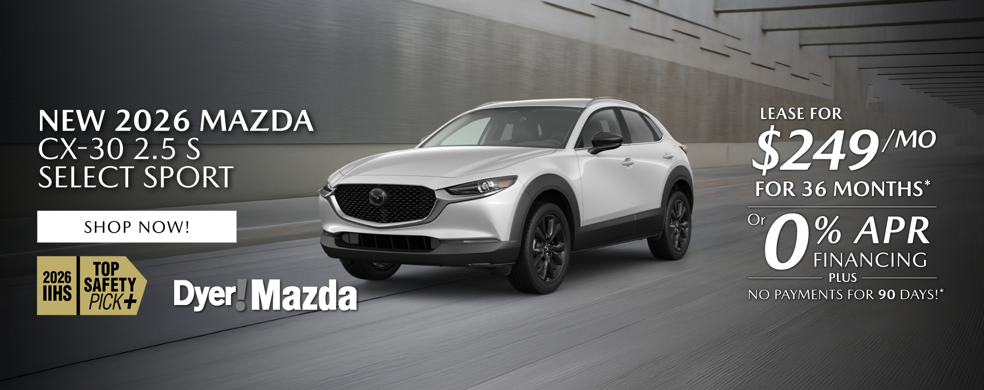 New 2026 MAZDA CX-30 2.5S  SELECT SPORT